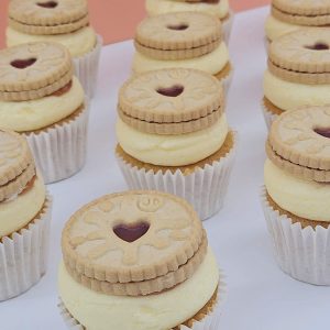 Jammie Dodger Cupcakes