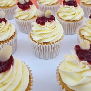 Bakewell Cupcakes